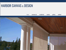 Tablet Screenshot of harborcanvasanddesign.net
